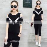 Customized Women's Fitness Sports Tracksuit Running Suit for Women thumbnail-6