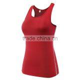 Wholesale Quick Dry Athletic Fitness Womens Workout Sport Tank Tops thumbnail-2