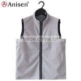 Plus Size Clothing Custom Gym Zip-up Polar Fleece Men Vest thumbnail-1