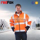 hi Vis 3M Cheap Reflective Electrical Fleece Safety Jacket thumbnail-5