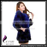 CX-G-A-18A 2016 New Real Raccoon Dog Fur Real Fur Jacket thumbnail-2