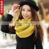 Factory Direct Sale Flat and Circle Computer Multicolor Stretch Knitted Scarf thumbnail-1