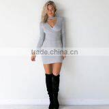 Runwaylover Oem Service Winter Chocker Crochet Sexy Bandage Dress thumbnail-1