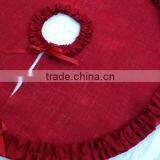 Wholesale Personalized Burlup Chiristmas Tree Skirt thumbnail-4