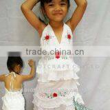 Thai Girls Cotton Children's Clothing Outfit Flowers Design Set thumbnail-1