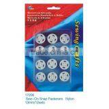 D&D Plastic Buttons Sew on Snap Buttons for Clothing thumbnail-1