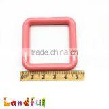 50mm EN71 Standard Square Shape Baby Toy Plastic Teething Ring thumbnail-6