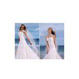 2011 Soft Satin Beach Taffeta Wedding Dress thumbnail-1