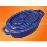 Cast Iron Enameled Oval Casseroles thumbnail-2