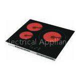 Three Cooking Zone Infrared Ceramic Cooker Touch Control 2000W + 1200W + 3000W