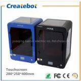 Blue/Black Build Size280*250*400mm Createbot Max 3D Printer With Heatbed and Touchscreen With Single Sonzzle