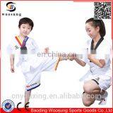 Martial art short sleeve summer taekwondo uniform for kids