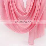 2017 Autumn Winter Mercerized Wool Herringbone Twill Weave Pattern Jacquard Scarf Women Plain Color Wool Shawl thumbnail-3