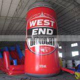 Custom Inflatable Wine Bottle Giant Inflatable Advertising Beer Bottle