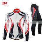 Wholesale Custom Long Sleeve Sublimation Comfortable Bicycle Suit Pro Team Cycling Wear thumbnail-3