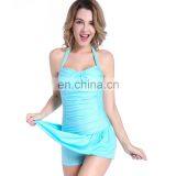 Pretty Girl Slim Fit Wrapped Wrinkles Sweety Swimsuit Women thumbnail-2