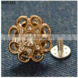 Flower New Fashion Crystal Rhinestone Button