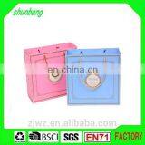 2015 Fashion Pink Good Quality Luxury Paper Clothing Bag Supplier