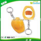 Winho Cheap Wholesales Hardhat Bottle Opener Keyrings