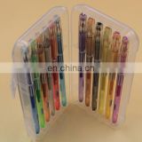 12 Pack Diamante Tipped Gel Pens with Case