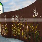 Weathering Corten Steel Laser Cutting Panel for Fence & Screen thumbnail-2
