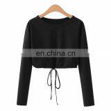 LAITE T2014 Autumn Custom Crew Neck Womens Sweatshirt Custom Oversized Crop Sweatshirt for Women thumbnail-5