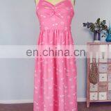 2019 Summer Pink Bow Adjustable Strap Button Boutique Wholesale Mommy And Me Matching (this Link for Girls,1-12years) thumbnail-5