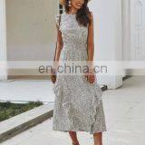 Independent Designer Women's Clothing Brand Explosion Models 2020 Spring and Summer New Ruffled Dress thumbnail-6