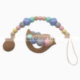 Animal Silicon Pacifier Chain Animal Silicone Beads Teething Toys thumbnail-2