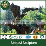 Lisaurus-LA Fiberglass Outdoor Eagle Statues for Park