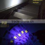Promotion Metal Laser LED UV Keychain Light Flashlight thumbnail-3