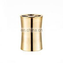 Gold Color Stainless Steel Gold Surface Toothbrush Holder thumbnail-2