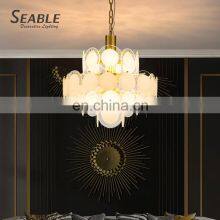 High Quality Indoor Decoration Fixtures Living Room Dining Room Glass Chandelier Pendant Light thumbnail-2