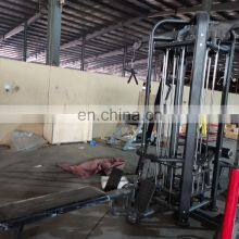 Commercial Gym Fitness Equipment Pulldown ASJ-DS043 Multi Functional Machine With Pull Down & Row Back thumbnail-4