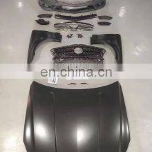 Front Bumper Fender Engine Hood Bonnet Rear Diffuser For Mercedes Benz CLS Series C218/X218 Upgrade To CLS63 AMG Body Kit thumbnail-2