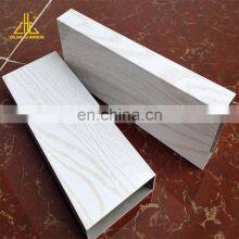 New Fashion Color 6063 White Paper Transfer Printing Wood Grain Aluminium Extrusion Profile thumbnail-2