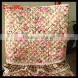 Cotton Chair Cloth Flower 100% Cotton Chair Cover Hotel Chair Cover, Living Room Table Cover thumbnail-3