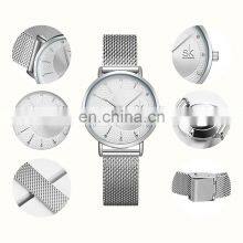 SHENGKE SK Quartz Watches K0093L Women Steel Mesh Watch Luxury Ladies Watch Japan Quartz thumbnail-3