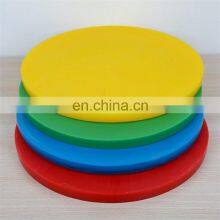 HDPE PE Plastic Color Round Square Block Healthy Durable Chopping Cutting Board thumbnail-5