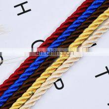Factory Directly Wholesale Colored Round Premium 3-strand Twisted Packing Rope With Buckle Clip for Gift Boxes Paper Bag thumbnail-5