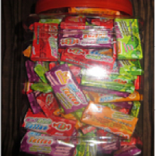 Fancy 4cm, 7cm Fruit Flavour Chewing Gum Tatoo Chicle Tatoo Bubble Gum in Bags, Jars thumbnail-5