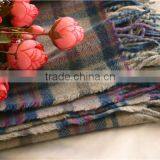 100% Wool Plaid Blanket thumbnail-1