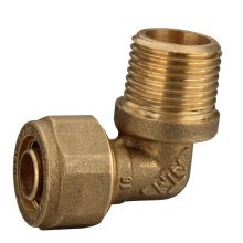 Brass Screw Fitting Brass fittings,PEX Male elbow,brass color