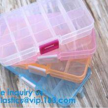 Grid Storage Box Plastic Single Compartment Size Adjustable Jewelry Organizer Bead Storage Box thumbnail-4