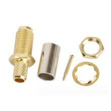 SMA-KY-3 Female Negative Electrode Crimp RF Connector for SYV50-3/RG58/3D-FB/LMR200 Cable for Communication thumbnail-3