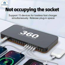 WLX-815C Pro 360W 15-Port USB-C PD Charging Hub