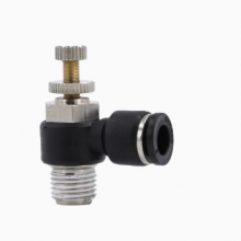 Tracheal Throttle Valve Quick Connector Cylinder Speed Control Valve Adjustable Sl4 6 8 10 12 - M5 01 02 03 04 thumbnail-2