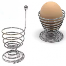 OEM Stainless Steel Spiral Compression Spring Customized Egg Cup Holder Spring Small Coil Spring thumbnail-1
