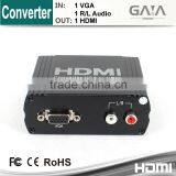 VGA to HDMI Converter VGA+R/L Audio to HDMI Converter Box Upscalling 1080P&3D thumbnail-1
