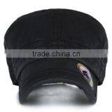 Wholesale Custom High Quality Unisex Black Jean Washed Military Cap and Hat Quality Choice thumbnail-2